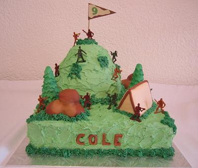 Army Mountain Cake - Cake by Michelle