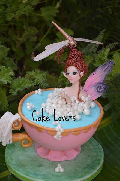 bathing fairy - Cake by lucia and santina alfano