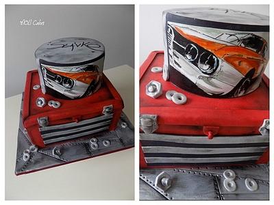 Car mechanic - Cake by MOLI Cakes