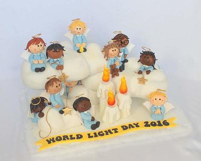 Sweet Art for World Light Day 2016 - Cake by Karen Dodenbier