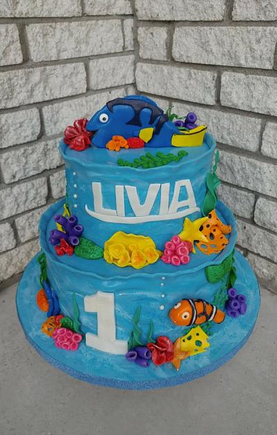 Finding Dory - Cake by Enza - Sweet-E