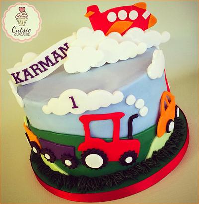 Transport Cake - Cake by Cutsie Cupcakes