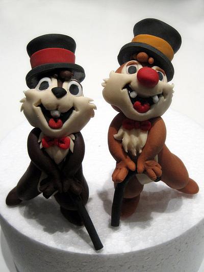 Chip And Dale - Cake by Nicholas Ang