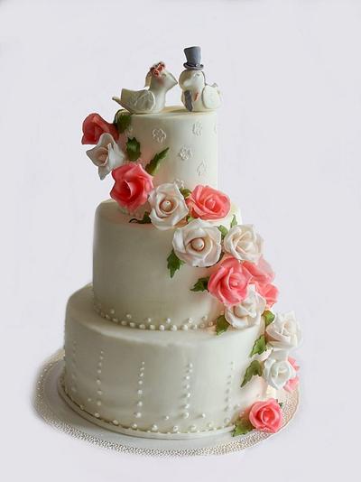 Wedding cake - Cake by Sugar Witch Terka 