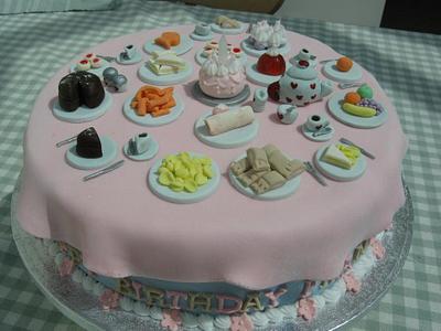 Tea Party Cake - Cake by SoSweet