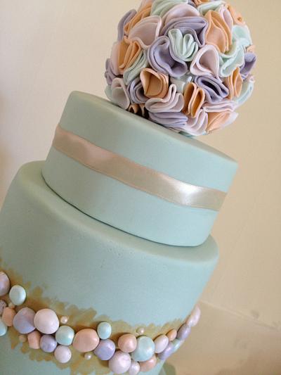 Tiered birthday cake - Cake by cakeandwhimsy