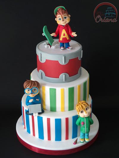 Alvin and the Chipmunks cake - Cake by Oriana Orioli 