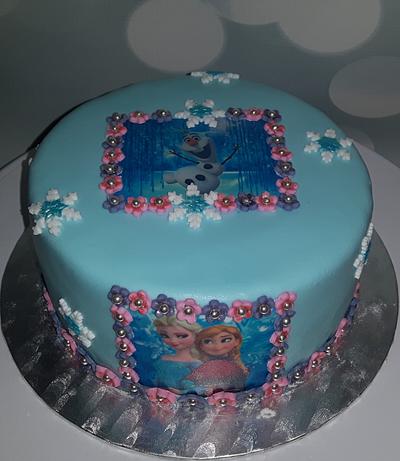 Little Frozen cake. - Cake by Pluympjescake