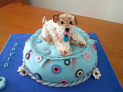 HANDMADE DOG CAKE - Cake by Camelia