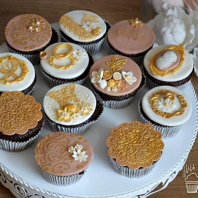 Vintage cupcakes  - Cake by Dream Cakes Enschede