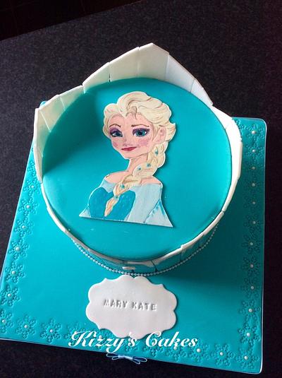 If anyone else asks for a Frozen cake I'll scream !!!! (But I do like this one) 😂 - Cake by K Cakes