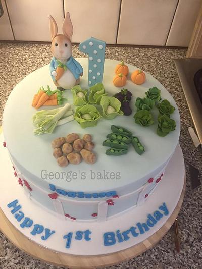 Peter rabbit first birthday  - Cake by George's Bakes