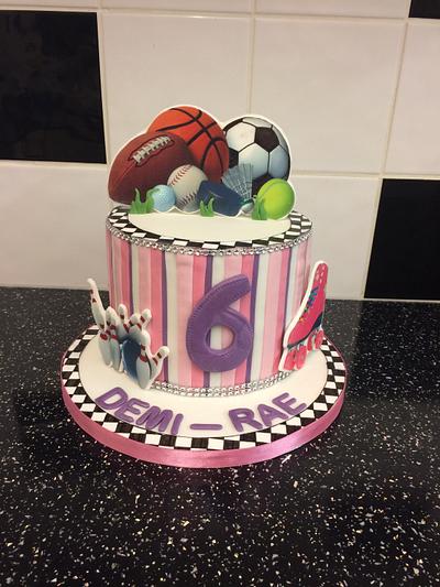 Sports fan - Cake by Joanne genders