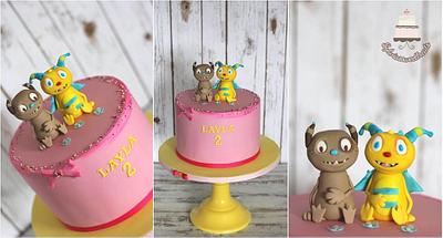 Henry Hugglemonster cake for little girl :) - Cake by Sylwia