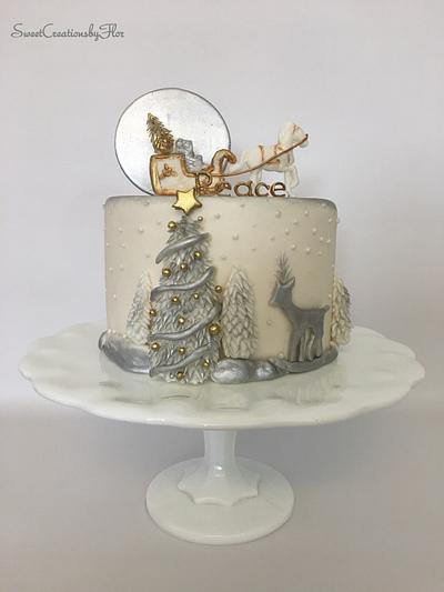 Christmas Cake 2016 - Cake by SweetCreationsbyFlor