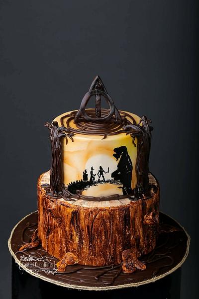 Harry Potter - The tale of 3 brothers  - Cake by Vinti Jajodia