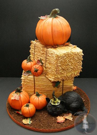 A Pumpkin Birthday Cake for my Lil' Pumpkin - Cake by Tonya Alvey - MadHouse Bakes