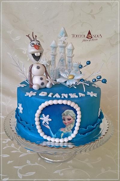 Frozen & Olaf - Cake by Tortolandia