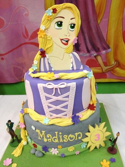 Rapunzel Cake! - Cake by YummyTreatsbyYane