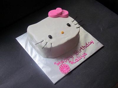 Hello Kitty Face - Cake by NickySignatureCakes