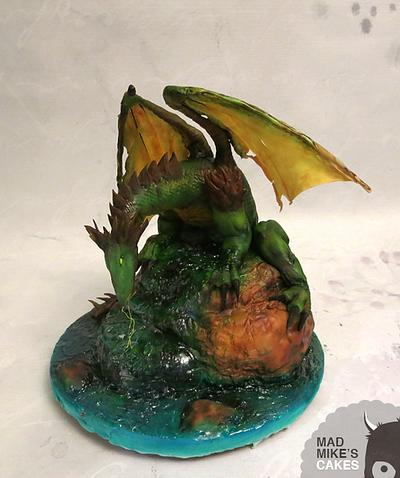 Forest Dragon - Cake by Mad Mike's Cakes