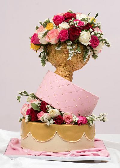 Wedding cake  - Cake by Luscious Bakes by Rashmi 