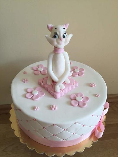 Cute kitty  - Cake by Gabriela Doroghy