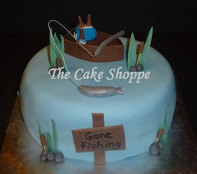 Gone Fishing - Cake by THE CAKE SHOPPE