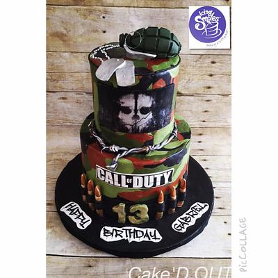 Call of duty 13th birthday - Cake by Jaclyn Dinko