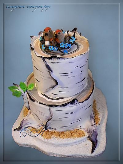 Wedding Cake "jack on the birch" - Cake by Svetlana
