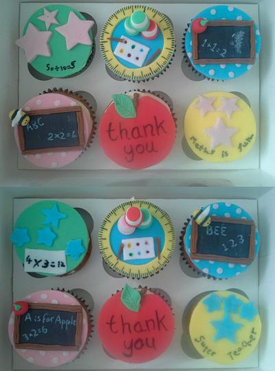 Thank you teacher Cupcakes - Cake by SugarMagicCakes (Christine)