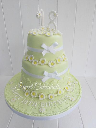 Oopsa daisy cake - Cake by SweetCakeaholic1