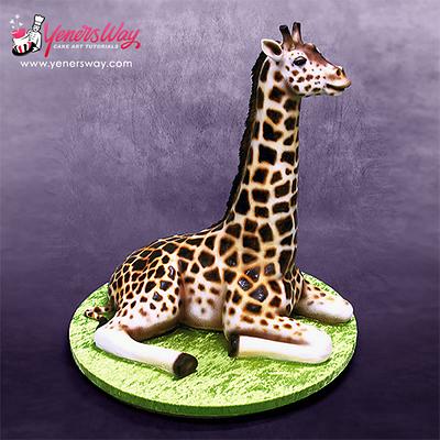 3D Giraffe Cake - Cake by Serdar Yener | Yeners Way - Cake Art Tutorials
