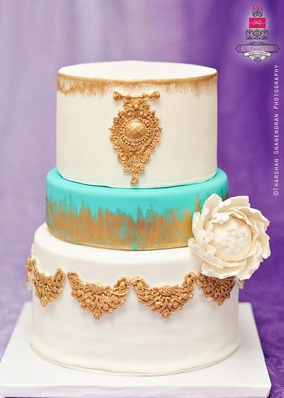 Vintage Anniversary Cake  - Cake by Esther Williams