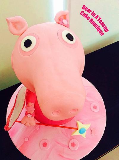Peppy Piggy - Cake by Nicole - Bear In A Teacup Cake Boutique