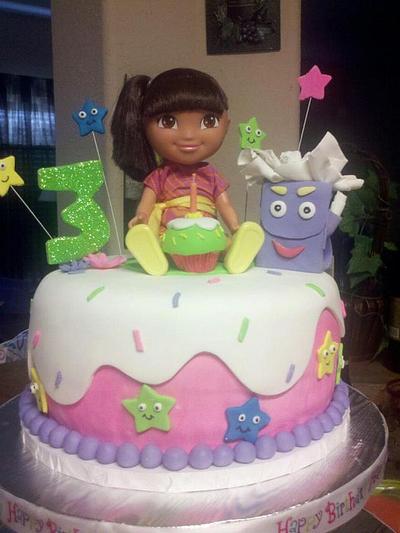 Dora  - Cake by Debbie