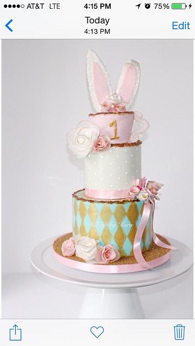 Vintage Alice in Wonderland - Cake by Kara 