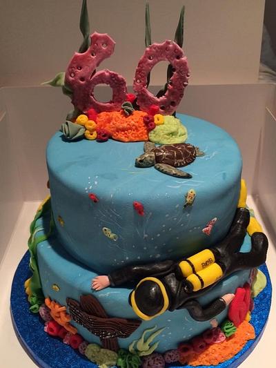 Deep sea diving cake - Cake by CCC194