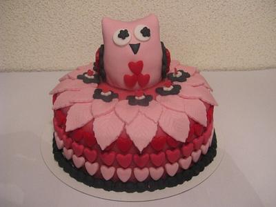 Owl cake - Cake by Karin