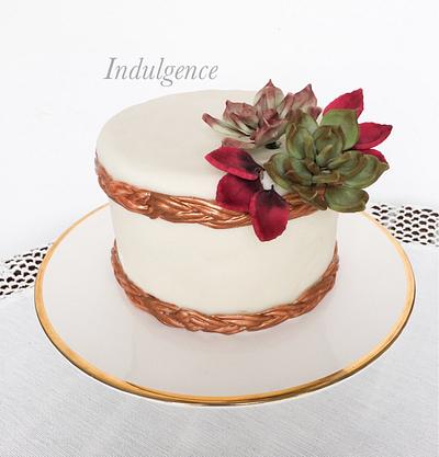 Succulents  - Cake by Indulgence 