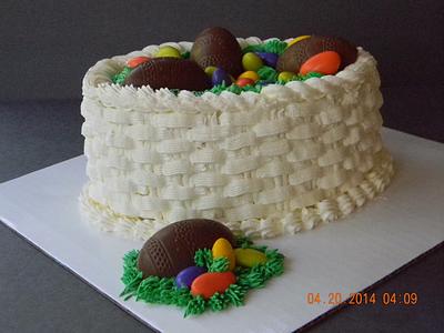 A Basket Full of Eggs - Cake by Cindy Casper