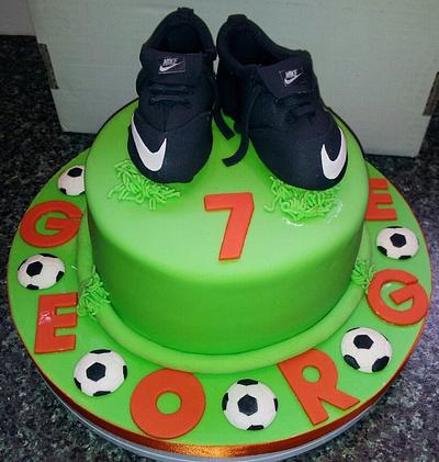 Football boots - Cake by Jan