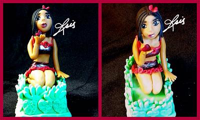 Lovely Davashiry, pemon girl  - Cake by Isis Patiss'Cake
