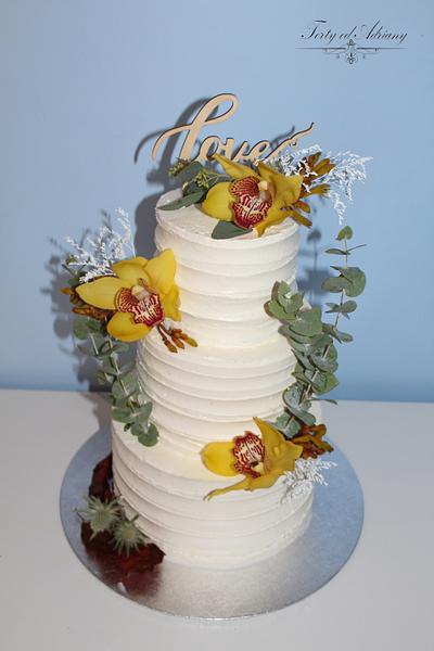 Wedding cake - Cake by Adriana12