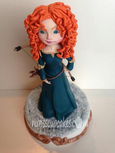 Brave Merida - Cake by Nurisscupcakes