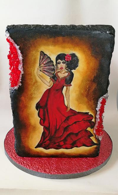 Spanish Dancer  - Cake by Iwona Sobejko