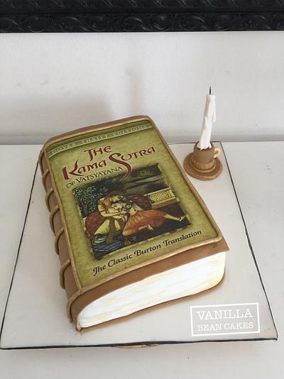 Kama sutra  vintage book cake - Cake by Vanilla bean cakes Cyprus