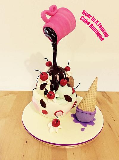 We all scream for Ice Cream! - Cake by Nicole - Bear In A Teacup Cake Boutique