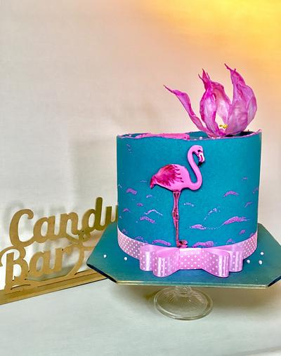 Flamingo - Cake by Oksana Kliuiko