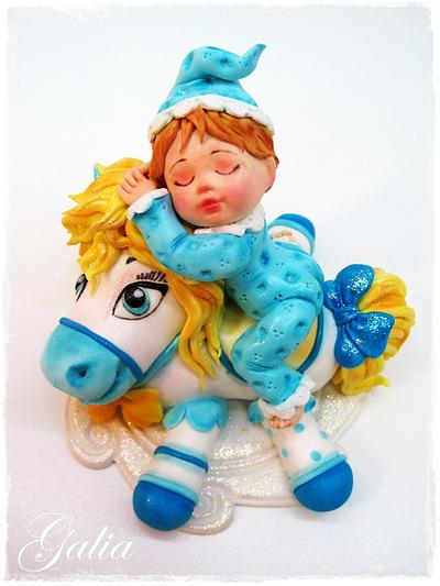 Baby and foal - Cake by Galya's Art 